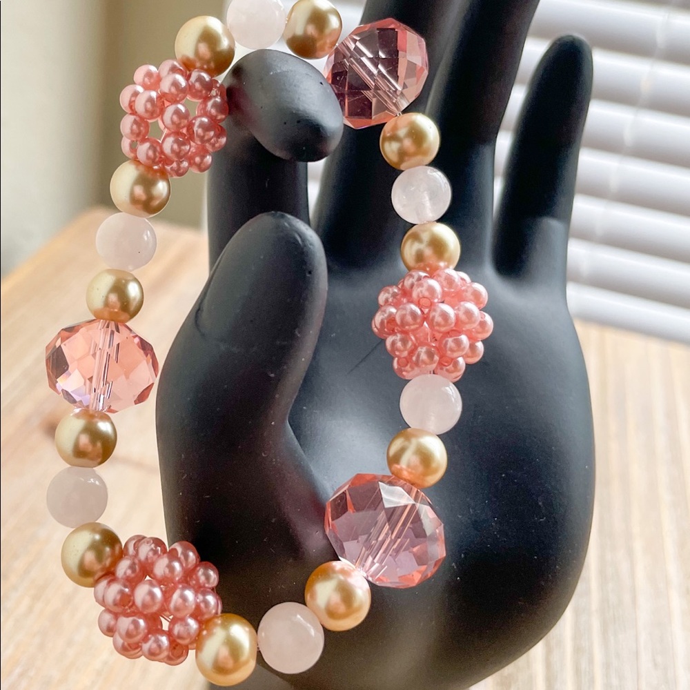 NEW Rose Gold Classic Beaded Bracelet